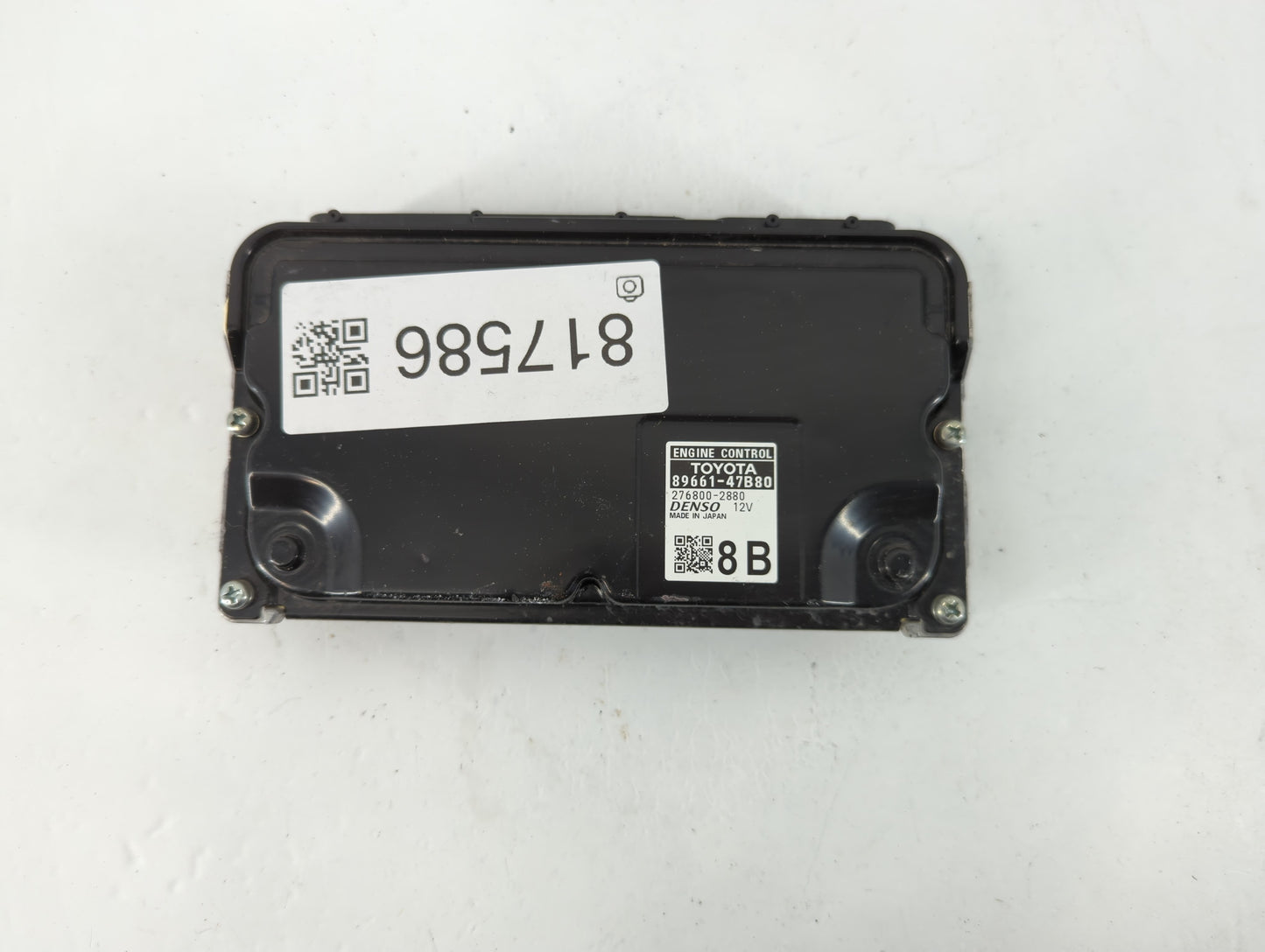 2017-2020 Toyota Prius PCM Engine Control Computer ECU ECM PCU OEM P/N:276800-47B80 89661-47B80 Fits Fits 2017 2018 2019 202