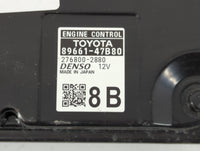 2017-2020 Toyota Prius PCM Engine Control Computer ECU ECM PCU OEM P/N:276800-47B80 89661-47B80 Fits Fits 2017 2018 2019 202