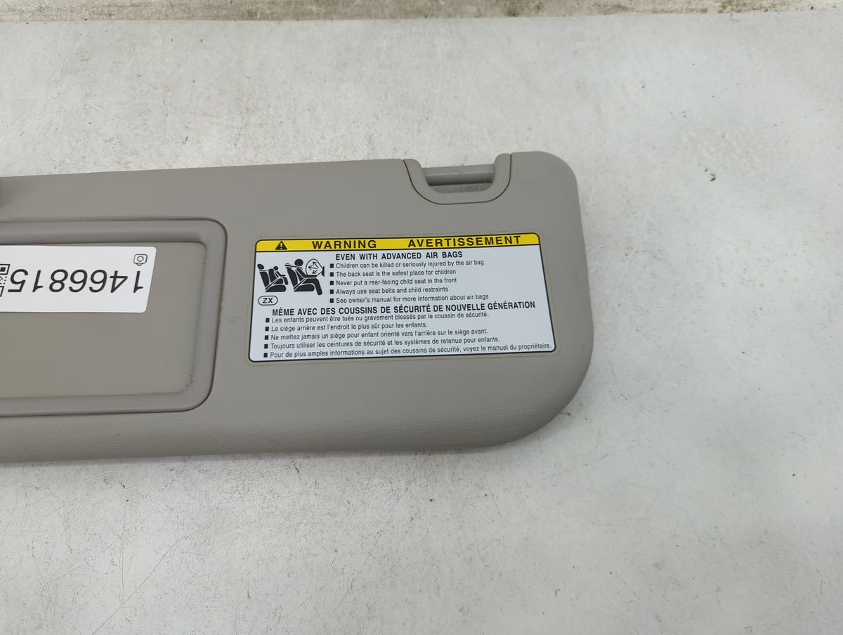 2020 Toyota Rav4 Sun Visor Shade Replacement Driver Left Mirror Fits OEM Used Auto Parts - Oemusedautoparts1.com