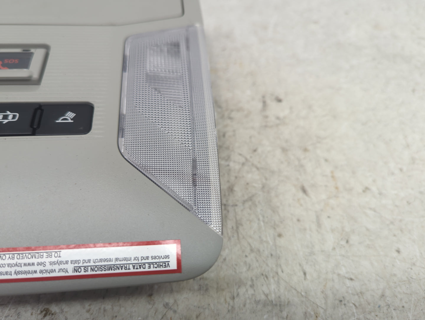 2019-2022 Toyota Rav4 Overhead Roof Console Gray 1482719 - Oemusedautoparts1.com