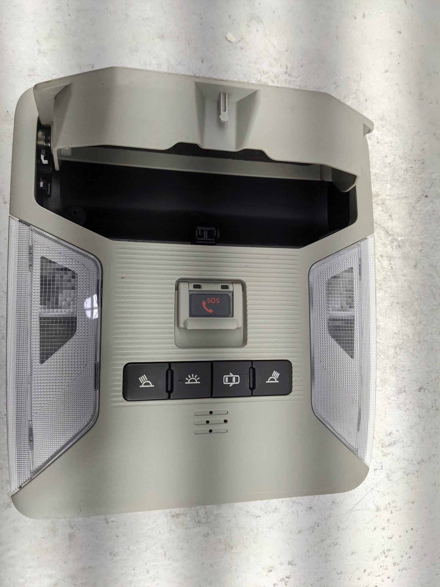2020 Toyota Rav4 Overhead Console W/rear Climate Control Tan - Oemusedautoparts1.com