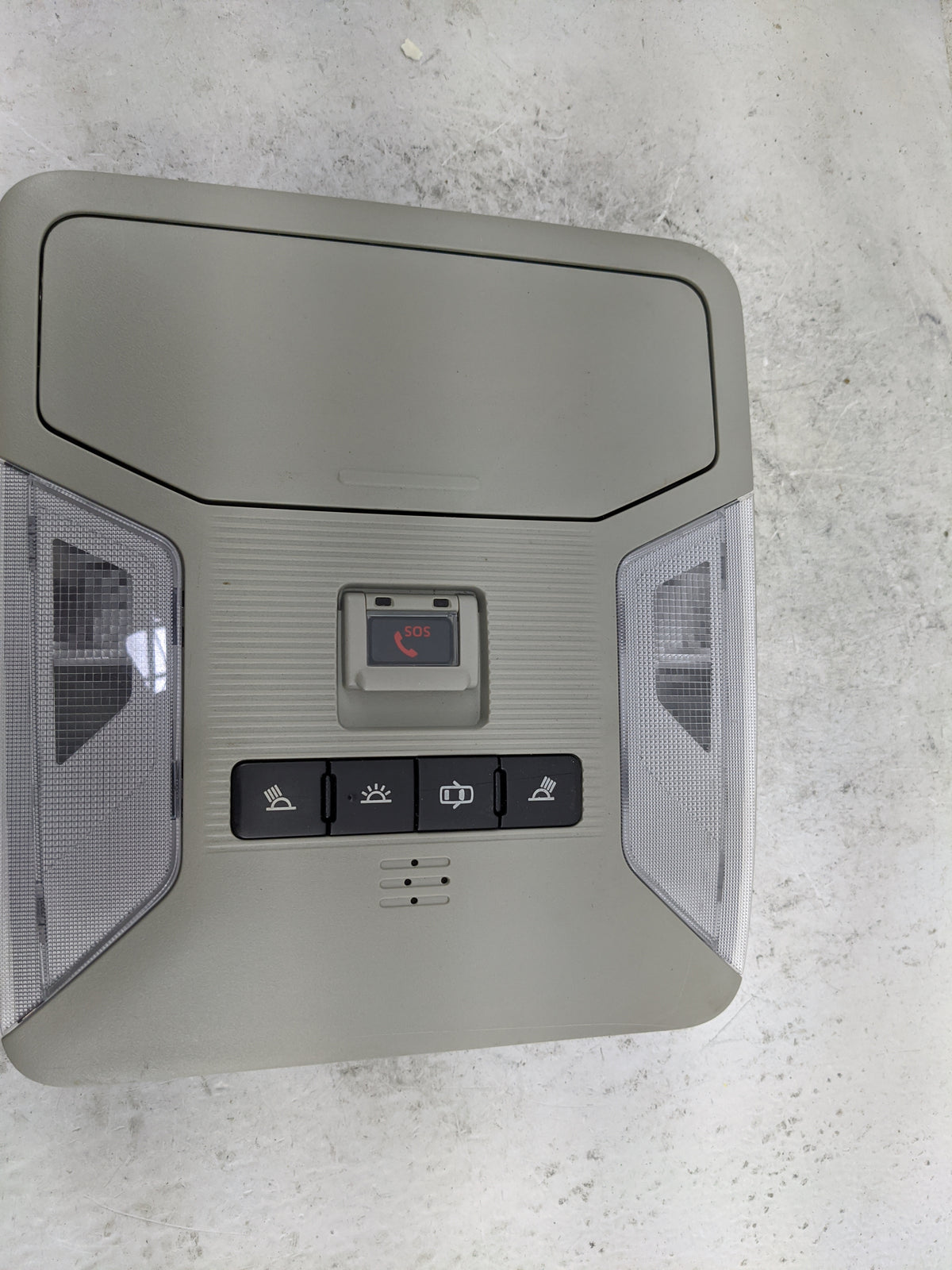 2020 Toyota Rav4 Overhead Console W/rear Climate Control Tan - Oemusedautoparts1.com