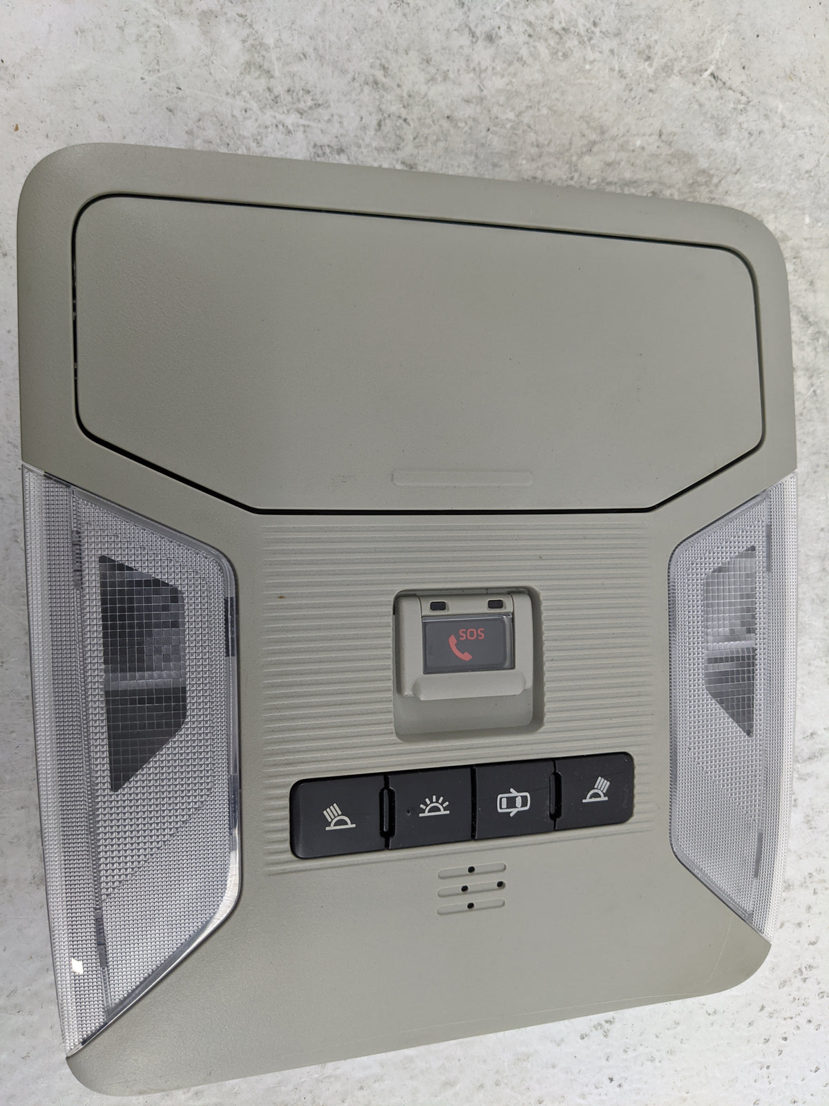 2020 Toyota Rav4 Overhead Console W/rear Climate Control Tan - Oemusedautoparts1.com