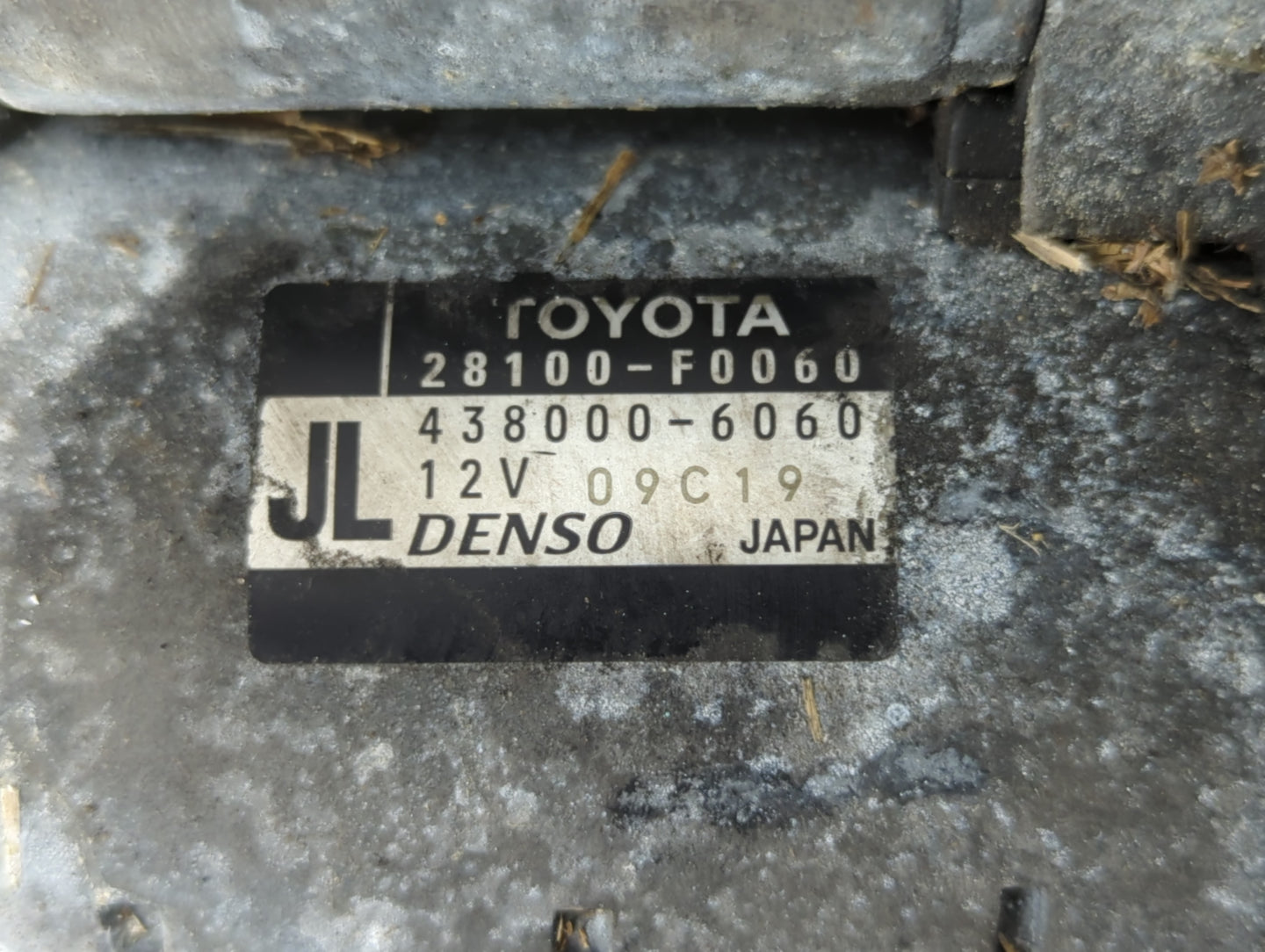 2019-2022 Toyota Rav4 Car Starter Motor Solenoid OEM P/N:438000-6060 28100-F0060 Fits Fits 2018 2019 2020 2021 2022 OEM Used