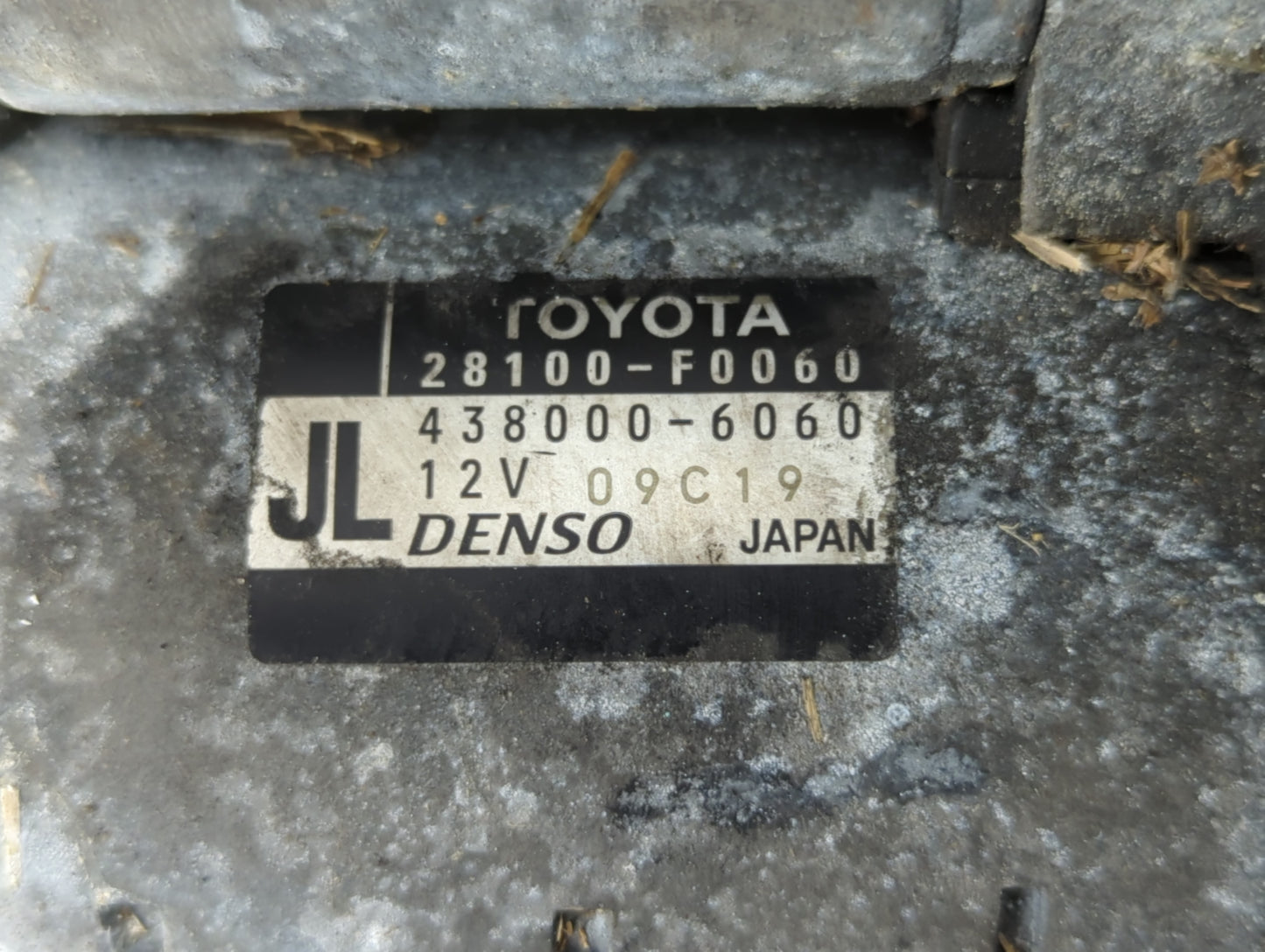 2019-2022 Toyota Rav4 Car Starter Motor Solenoid OEM P/N:438000-6060 28100-F0060 Fits Fits 2018 2019 2020 2021 2022 OEM Used