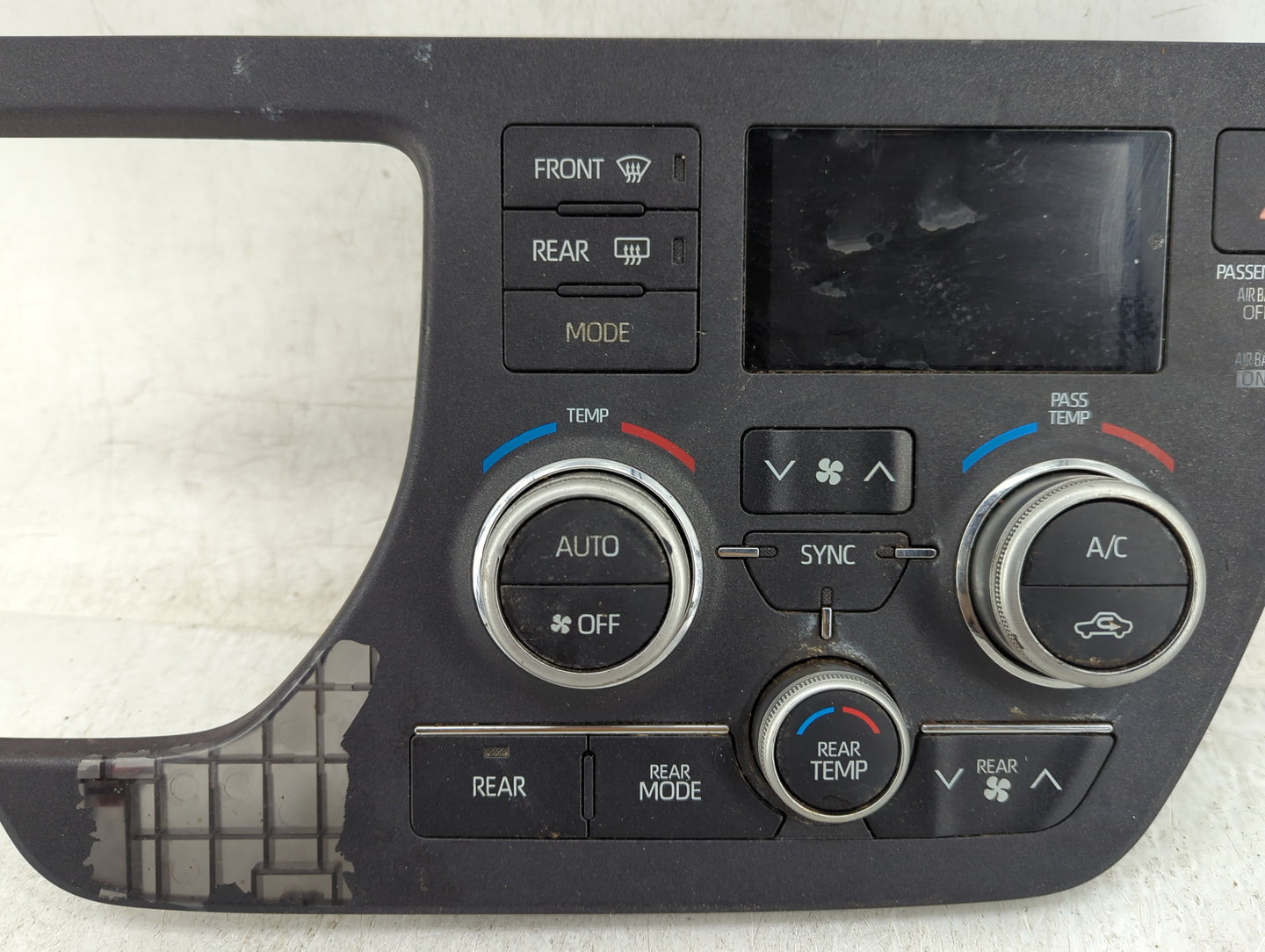 2015-2020 Toyota Sienna Climate Control Module Temperature AC/Heater Replacement P/N:55900-08210 Fits OEM Used Auto Parts - 