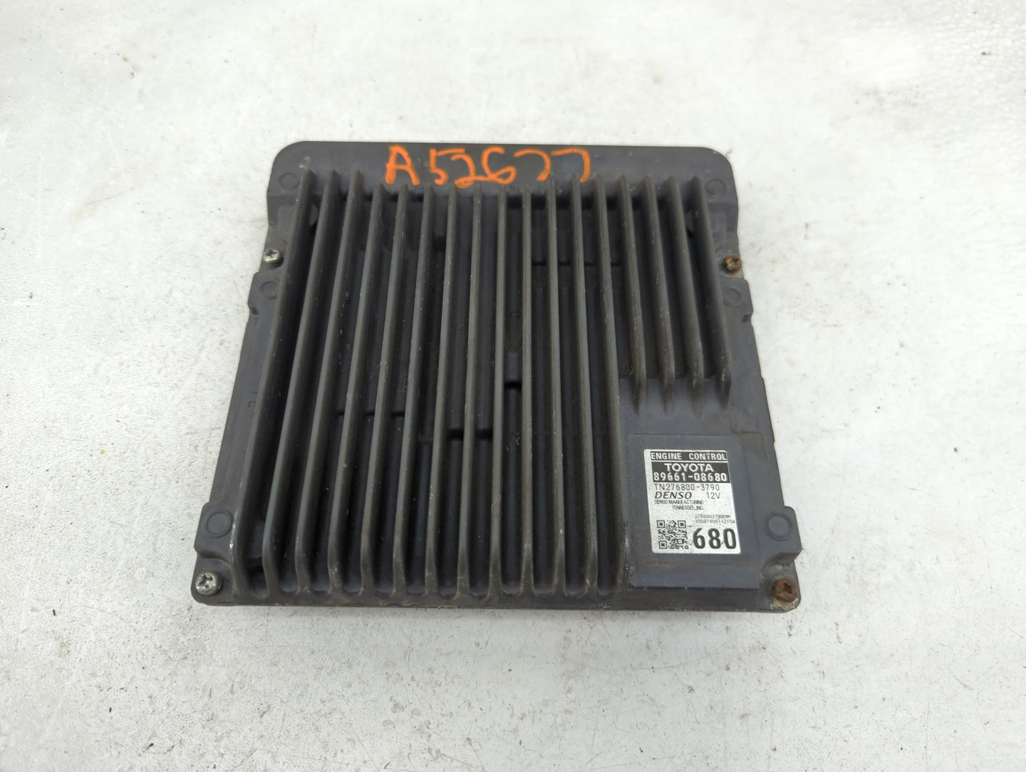 2018-2020 Toyota Sienna PCM Engine Control Computer ECU ECM PCU OEM P/N:89661-08680 Fits Fits 2018 2019 2020 OEM Used Auto P