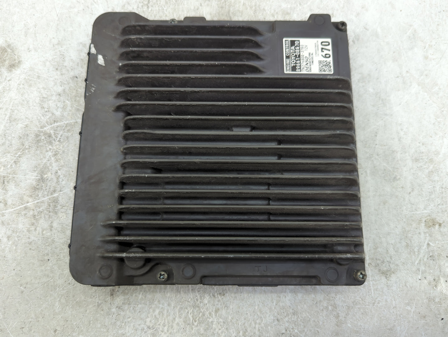 2018-2020 Toyota Sienna PCM Engine Control Computer ECU ECM PCU OEM P/N:89661-08670 TN276800-3780 Fits Fits 2018 2019 2020 O