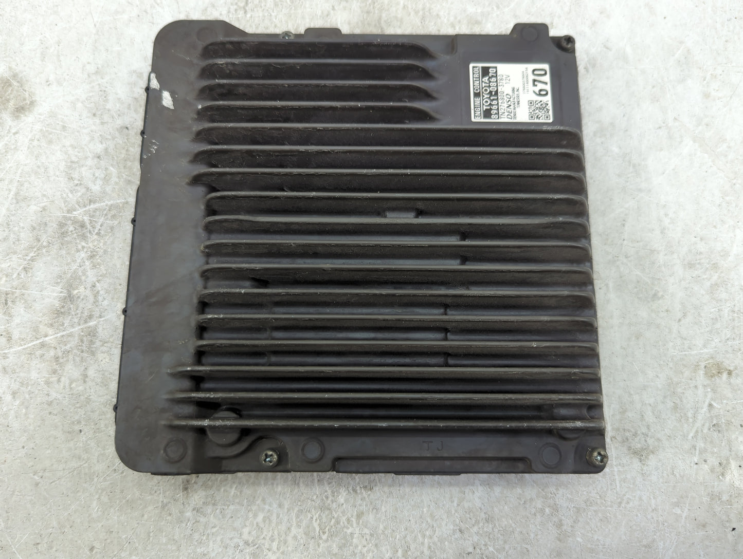 2018-2020 Toyota Sienna PCM Engine Control Computer ECU ECM PCU OEM P/N:89661-08670 TN276800-3780 Fits Fits 2018 2019 2020 O