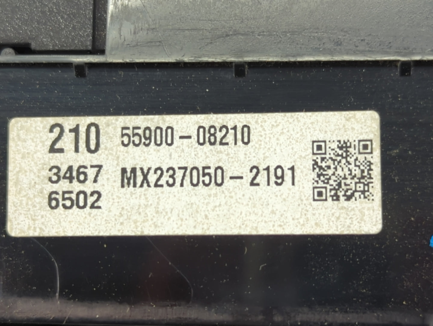 2018-2020 Toyota Sienna Climate Control Module Temperature AC/Heater Replacement P/N:55900-08210 MX237050-2191 Fits OEM Used