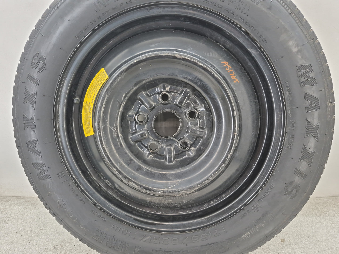 2011-2020 Toyota Sienna Spare Donut Tire Wheel Rim Oem 1461853 - Oemusedautoparts1.com