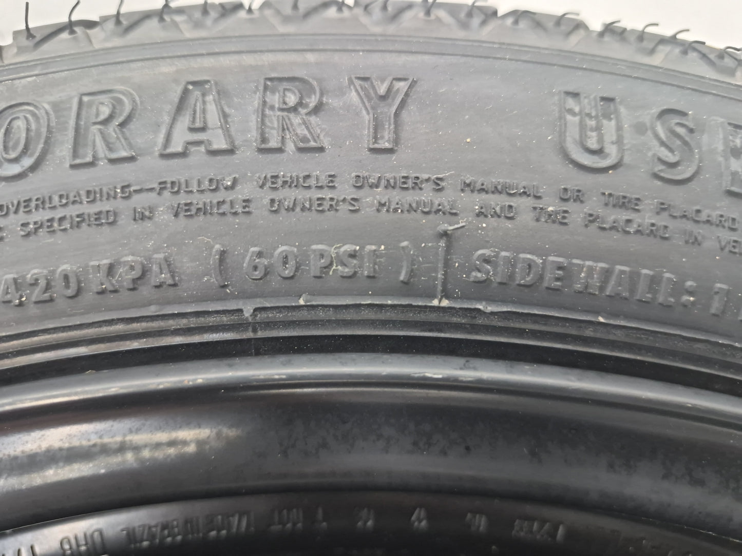 2011-2020 Toyota Sienna Spare Donut Tire Wheel Rim Oem 1462480 - Oemusedautoparts1.com