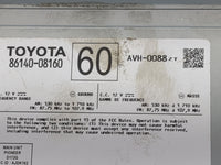 2019-2020 Toyota Sienna Radio AM FM Cd Player Receiver Replacement P/N:86140-08160 AVH-0088 Fits Fits 2019 2020 OEM Used Aut