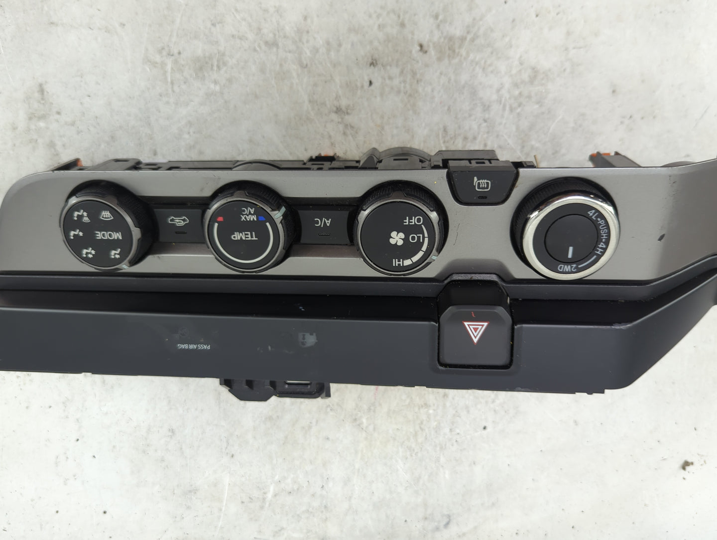 2020 Toyota Tacoma Climate Control Module Temperature AC/Heater Replacement Fits OEM Used Auto Parts - Oemusedautoparts1.com