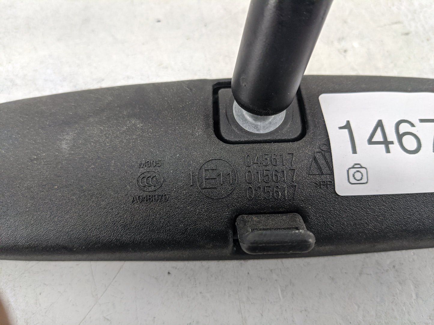 2016-2020 Toyota Yaris Interior Rear View Mirror Replacement OEM P/N:E11025617 E11015617 Fits Fits 2016 2017 2018 2019 2020 
