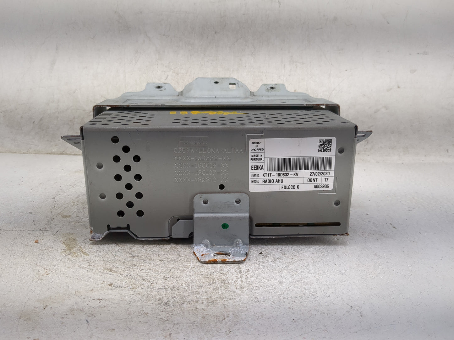 2020 Transit Connect Radio AM FM Cd Player Receiver Replacement P/N:KT1T-18D832-KV Fits OEM Used Auto Parts - Oemusedautopar