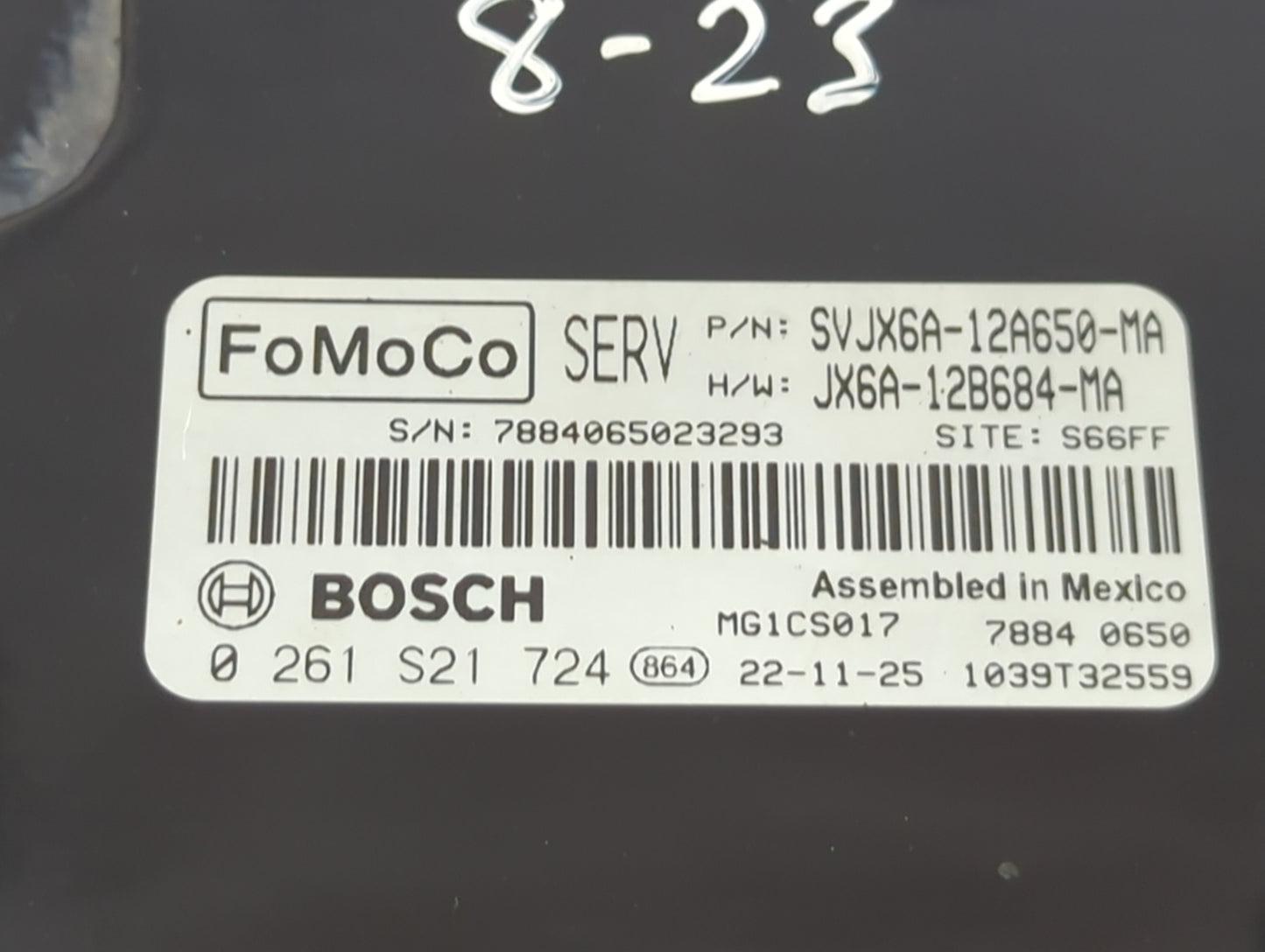 2020 Transit Transit Connect PCM Engine Control Computer ECU ECM PCU OEM P/N:SVJX6A-12A650-MA JX6A-12B684-MA Fits Fits 2019 
