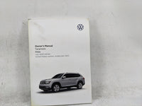 2020 Volkswagen Atlas Owners Manual Book Guide OEM Used Auto Parts - Oemusedautoparts1.com