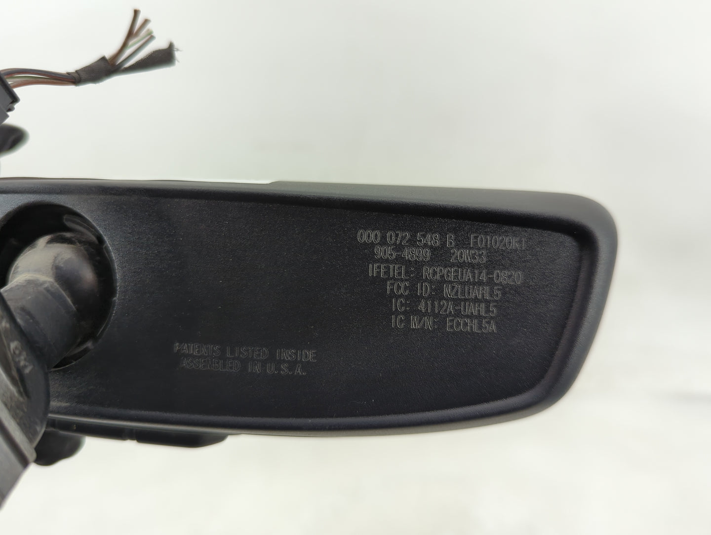 2020-2022 Volkswagen Atlas Cross Sport Interior Rear View Mirror Replacement OEM P/N:4112A-UAHL5 Fits Fits 2020 2021 2022 OE