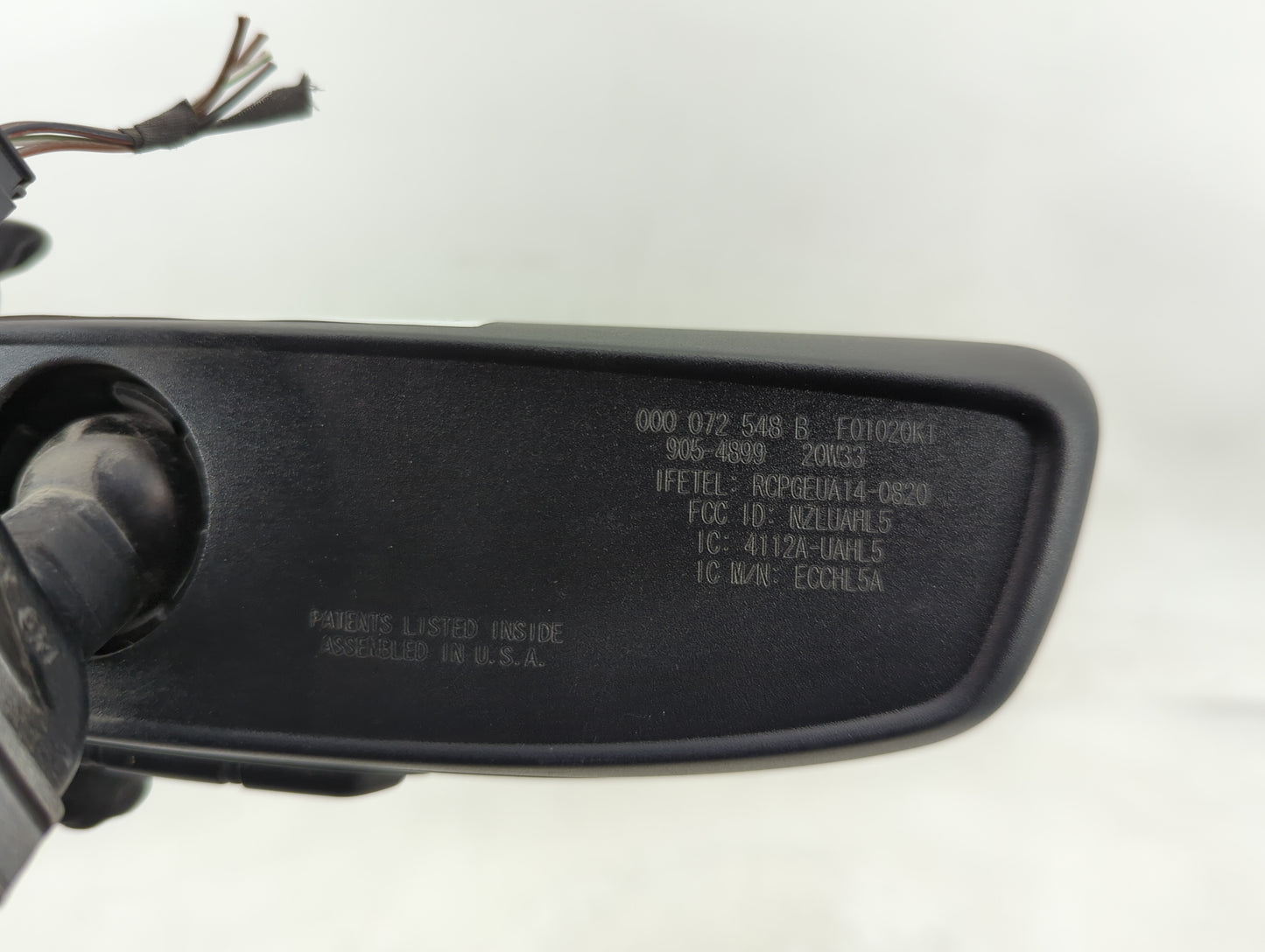 2020-2022 Volkswagen Atlas Cross Sport Interior Rear View Mirror Replacement OEM P/N:4112A-UAHL5 Fits Fits 2020 2021 2022 OE