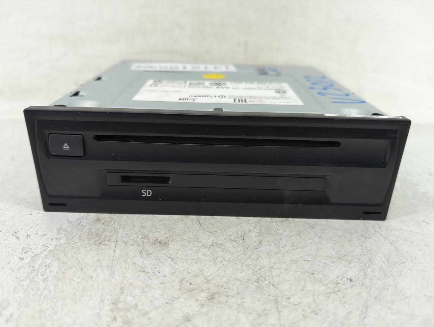 2020 Volkswagen Atlas Cross Sport Radio AM FM Cd Player Receiver Replacement P/N:2GM 035 844 A Fits Fits 2021 2022 OEM Used 