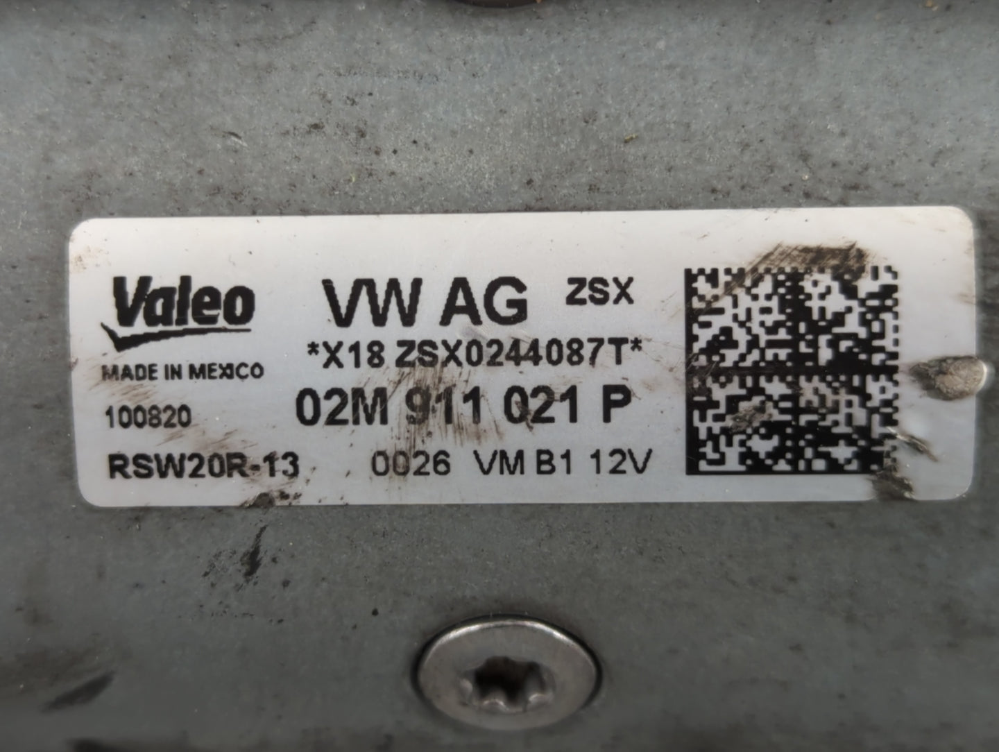 2020-2022 Volkswagen Atlas Cross Sport Car Starter Motor Solenoid OEM P/N:02M 911 021 P Fits Fits 2018 2019 2020 2021 2022 O