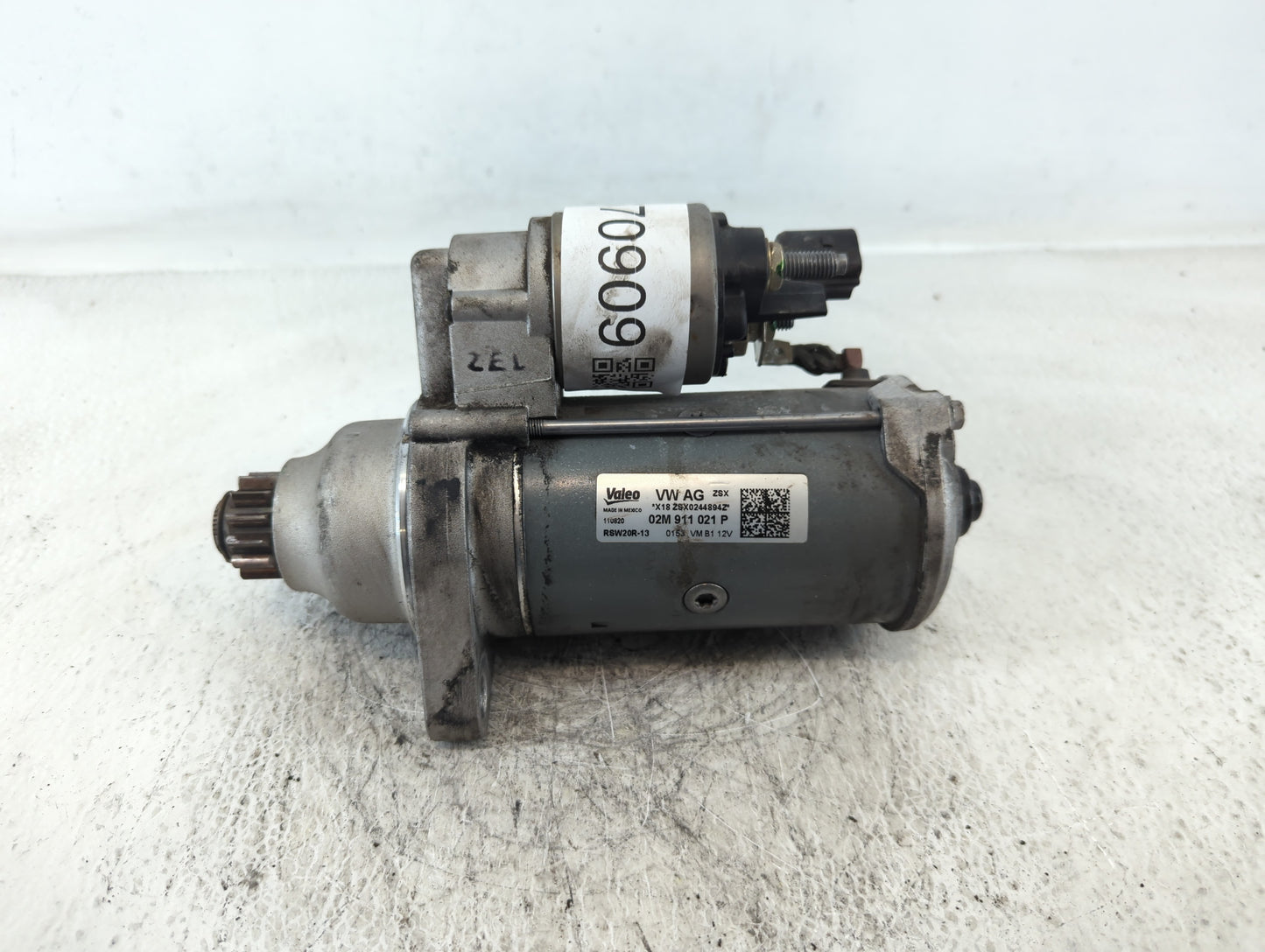2020-2022 Volkswagen Atlas Cross Sport Car Starter Motor Solenoid OEM P/N:02M 911 021 P Fits Fits 2018 2019 2020 2021 2022 O