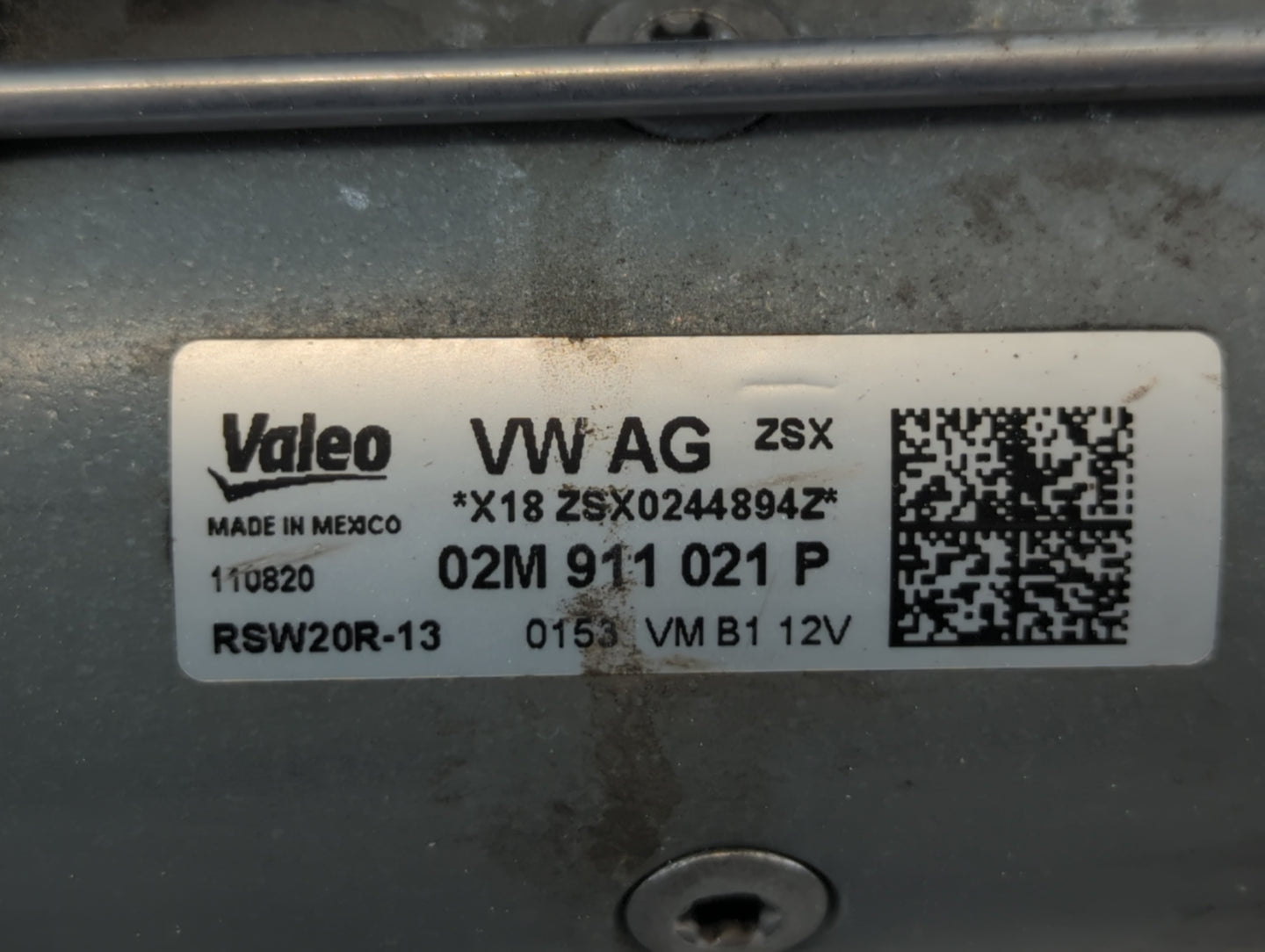 2020-2022 Volkswagen Atlas Cross Sport Car Starter Motor Solenoid OEM P/N:02M 911 021 P Fits Fits 2018 2019 2020 2021 2022 O