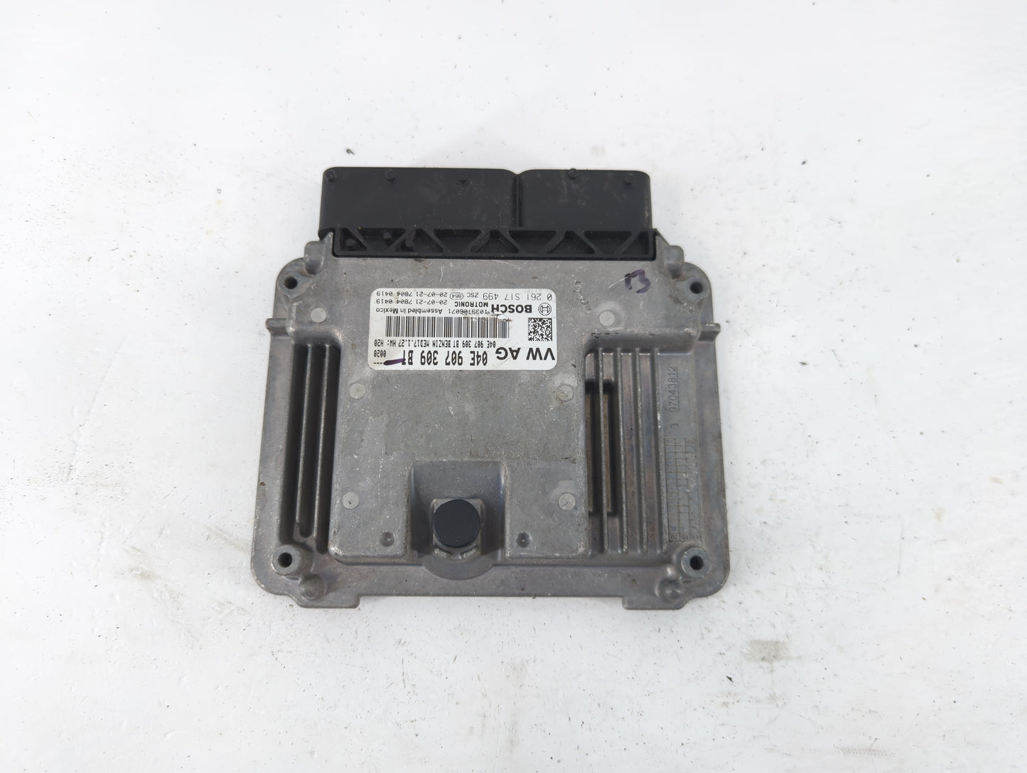 2019-2020 Volkswagen Jetta PCM Engine Control Computer ECU ECM PCU OEM P/N:04E 907 309 BT Fits Fits 2019 2020 OEM Used Auto 