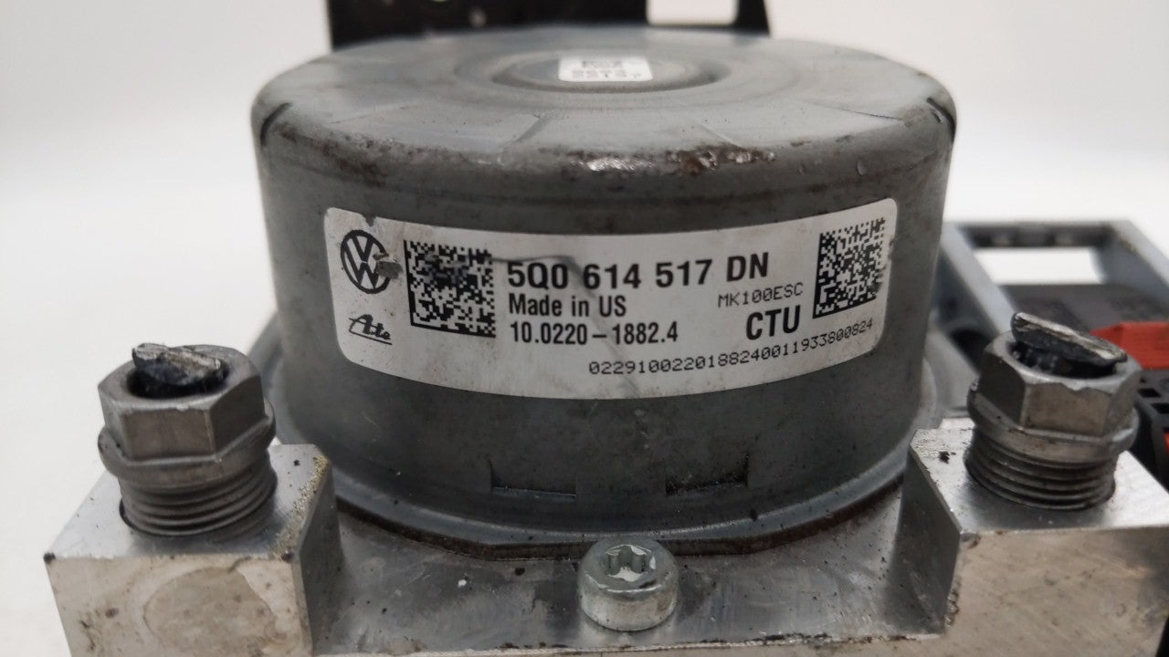 2019 Volkswagen Jetta ABS Pump Control Module Replacement P/N:500 614 517 DN Fits OEM Used Auto Parts - Oemusedautoparts1.co