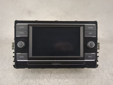 2020-2021 Volkswagen Jetta Radio AM FM Cd Player Receiver Replacement P/N:2GC035869 L77VW2 Fits Fits 2020 2021 OEM Used Auto