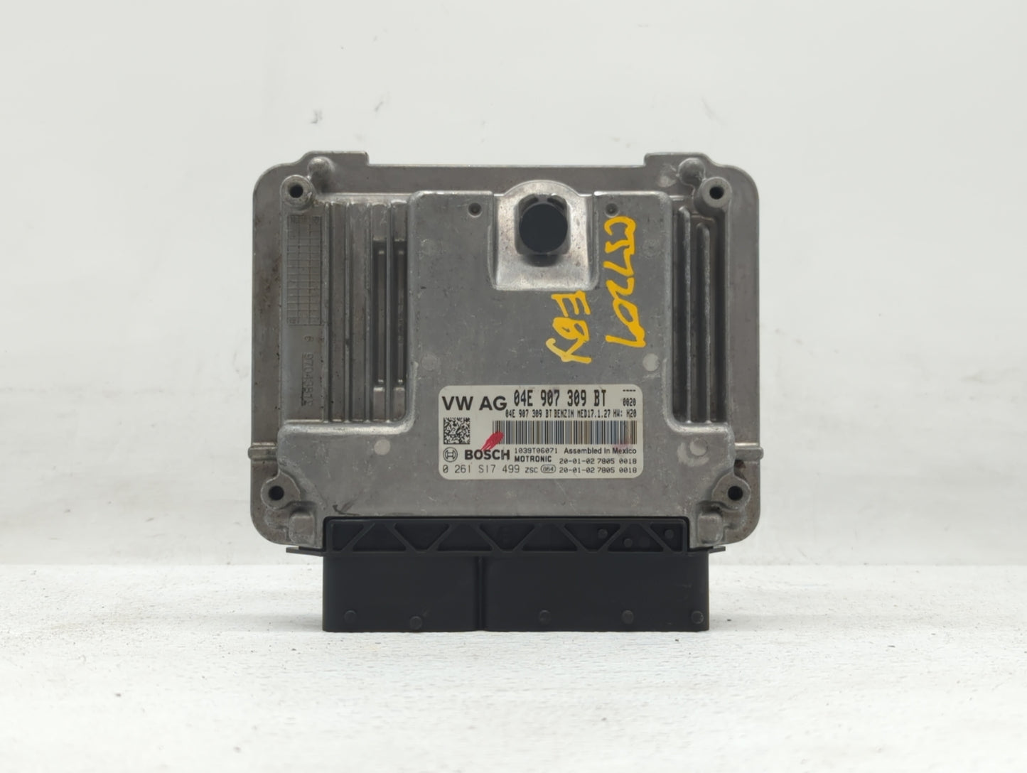 2019-2020 Volkswagen Jetta PCM Engine Control Computer ECU ECM PCU OEM P/N:04E 907 309 BT Fits Fits 2019 2020 OEM Used Auto 