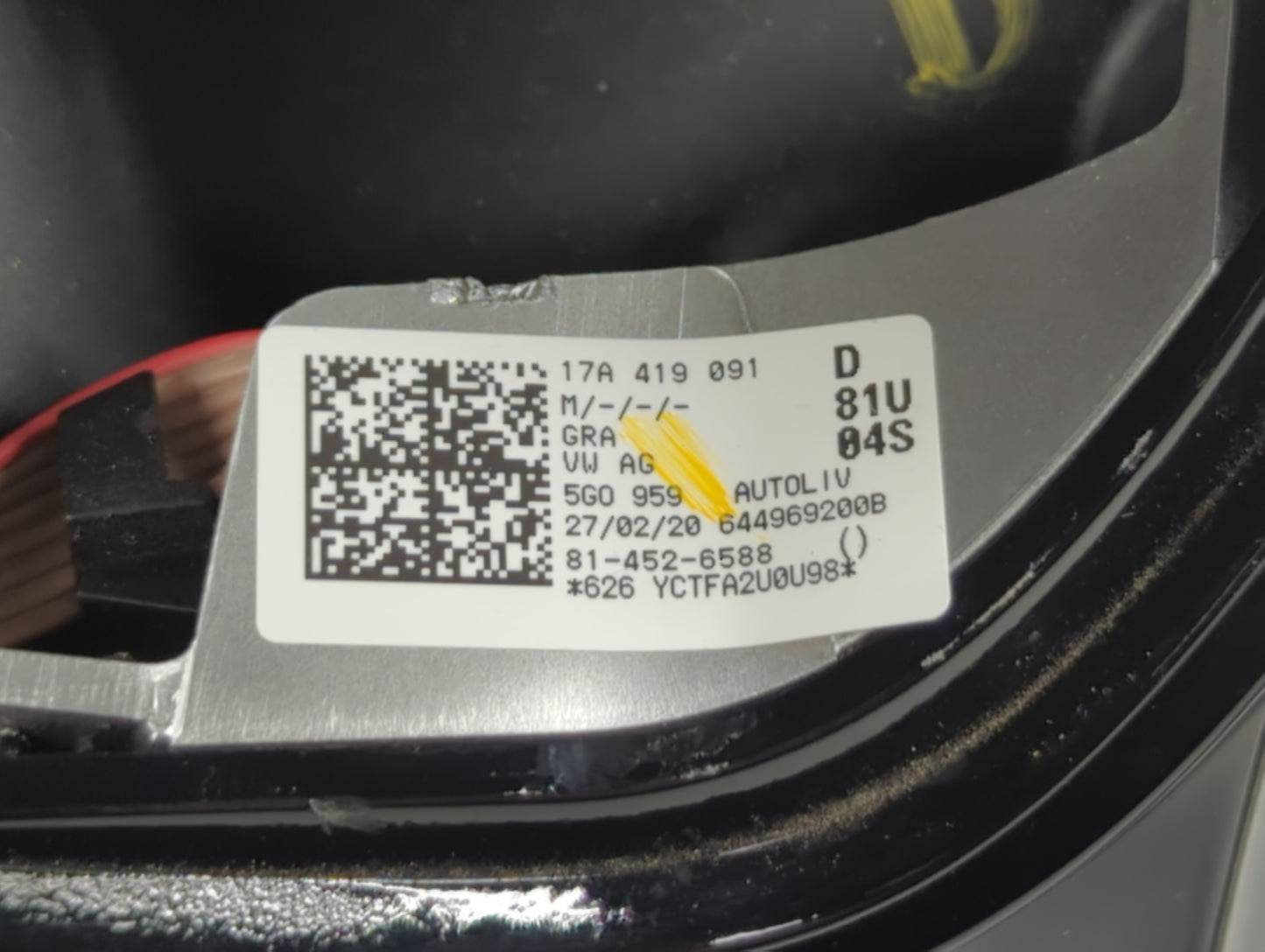 steering wheel - Oemusedautoparts1.com