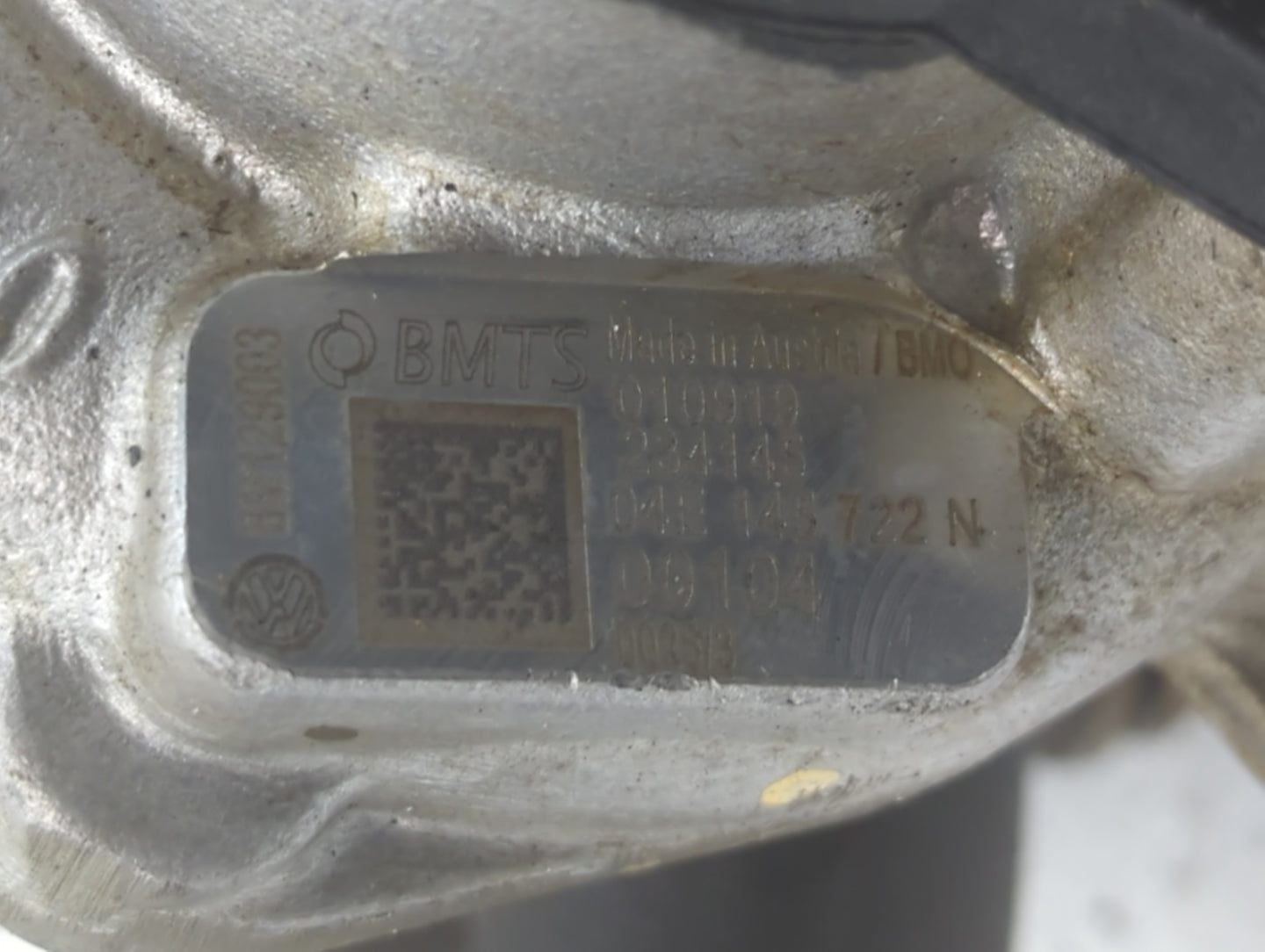 2019 Volkswagen Jetta Turbocharger Exhaust Manifold With Turbo Charger - Oemusedautoparts1.com