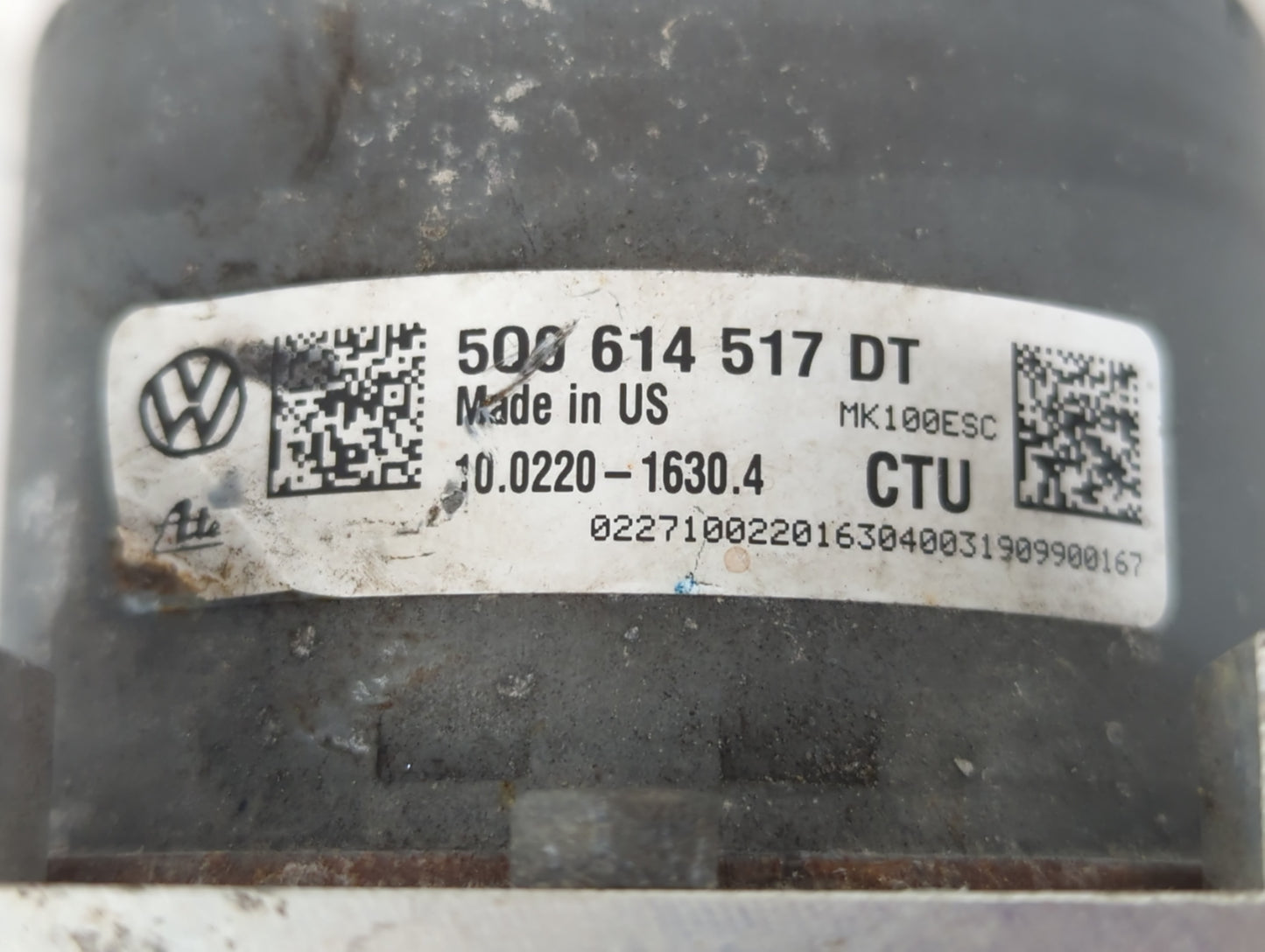 2020 Volkswagen Jetta ABS Pump Control Module Replacement P/N:500 614 517 DT 5Q0 614 517 CT Fits OEM Used Auto Parts - Oemus
