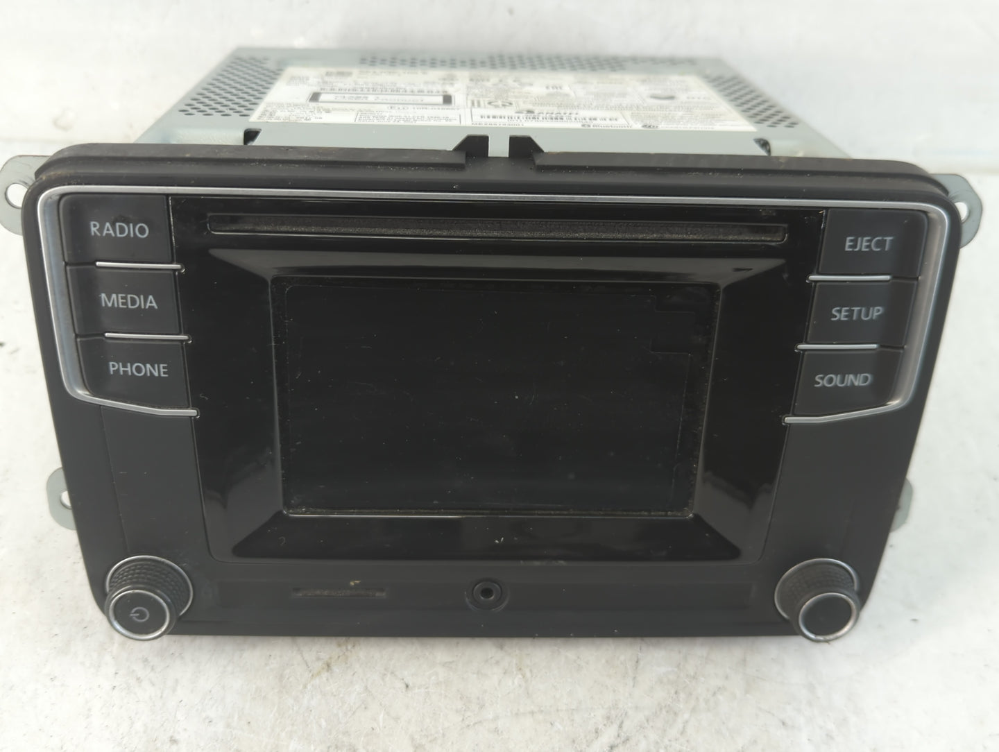 2020 Volkswagen Jetta Radio AM FM Cd Player Receiver Replacement P/N:561 035 150 B Fits OEM Used Auto Parts - Oemusedautopar