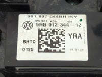 2020 Volkswagen Passat Climate Control Module Temperature AC/Heater Replacement P/N:5HB 012 344 - 12 Fits OEM Used Auto Part