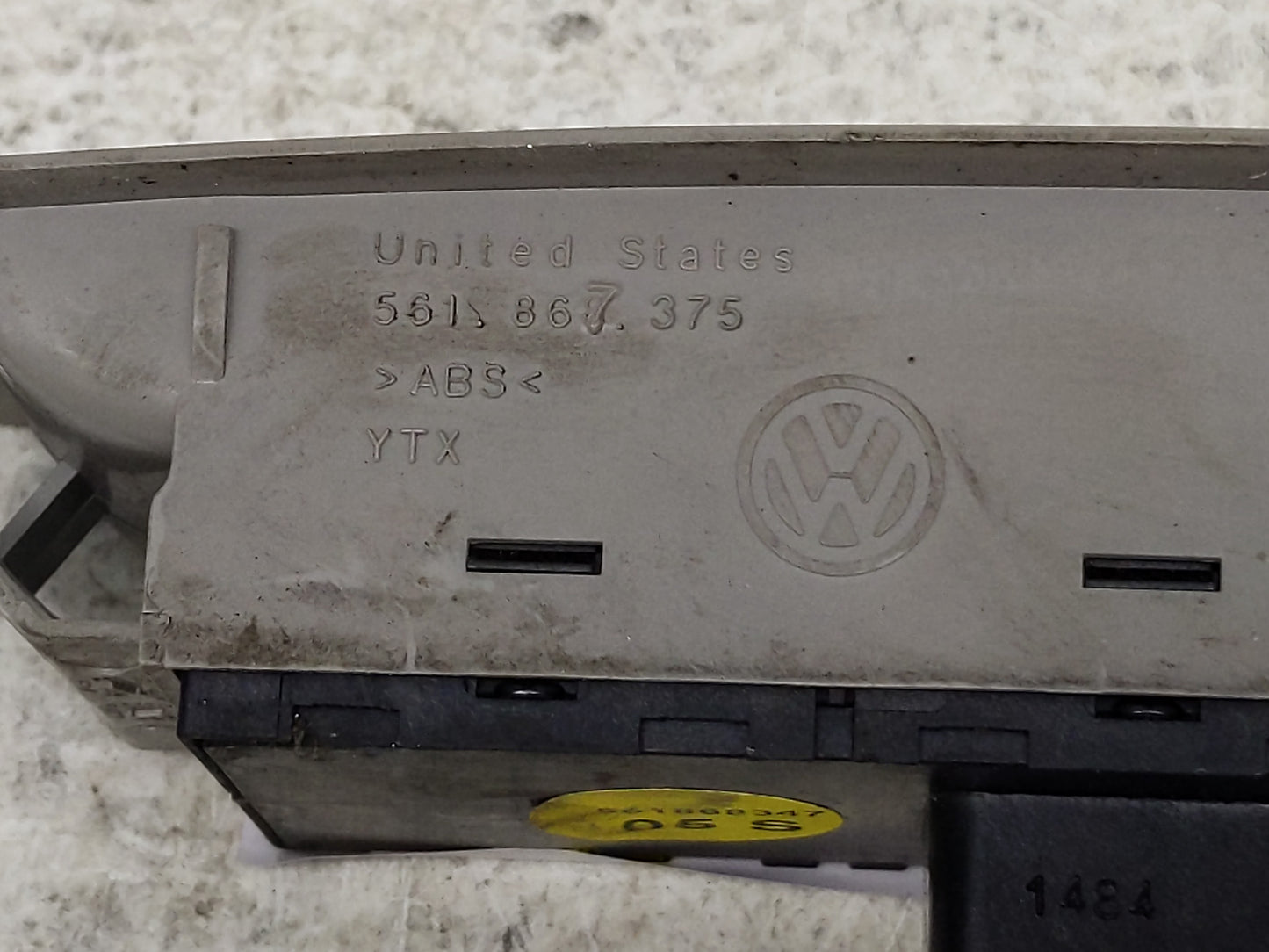 2006-2020 Volkswagen Passat Master Power Window Switch Replacement Driver Side Left P/N:561 867 375 Fits OEM Used Auto Parts