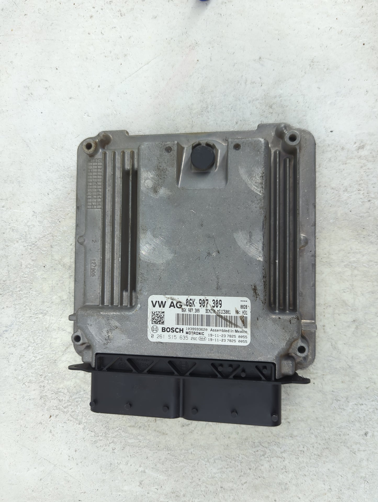 2019-2020 Volkswagen Passat PCM Engine Control Computer ECU ECM PCU OEM P/N:06K907309 0261S15635 Fits Fits 2019 2020 OEM Use