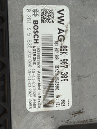 2019-2020 Volkswagen Passat PCM Engine Control Computer ECU ECM PCU OEM P/N:06K907309 0261S15635 Fits Fits 2019 2020 OEM Use