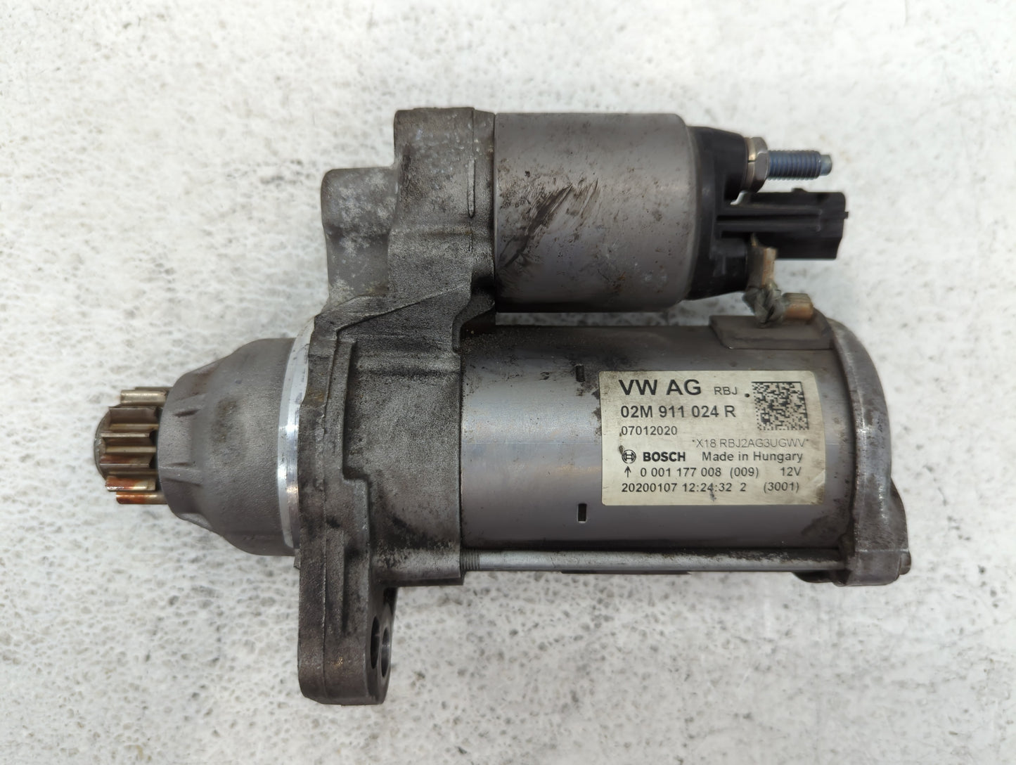 2014-2020 Volkswagen Passat Car Starter Motor Solenoid OEM P/N:0 001 177 008 07012020 Fits OEM Used Auto Parts - Oemusedauto