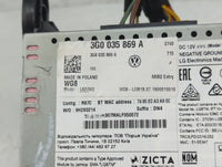 2018-2020 Volkswagen Tiguan Radio AM FM Cd Player Receiver Replacement P/N:3G0035869A Fits Fits 2018 2019 2020 OEM Used Auto