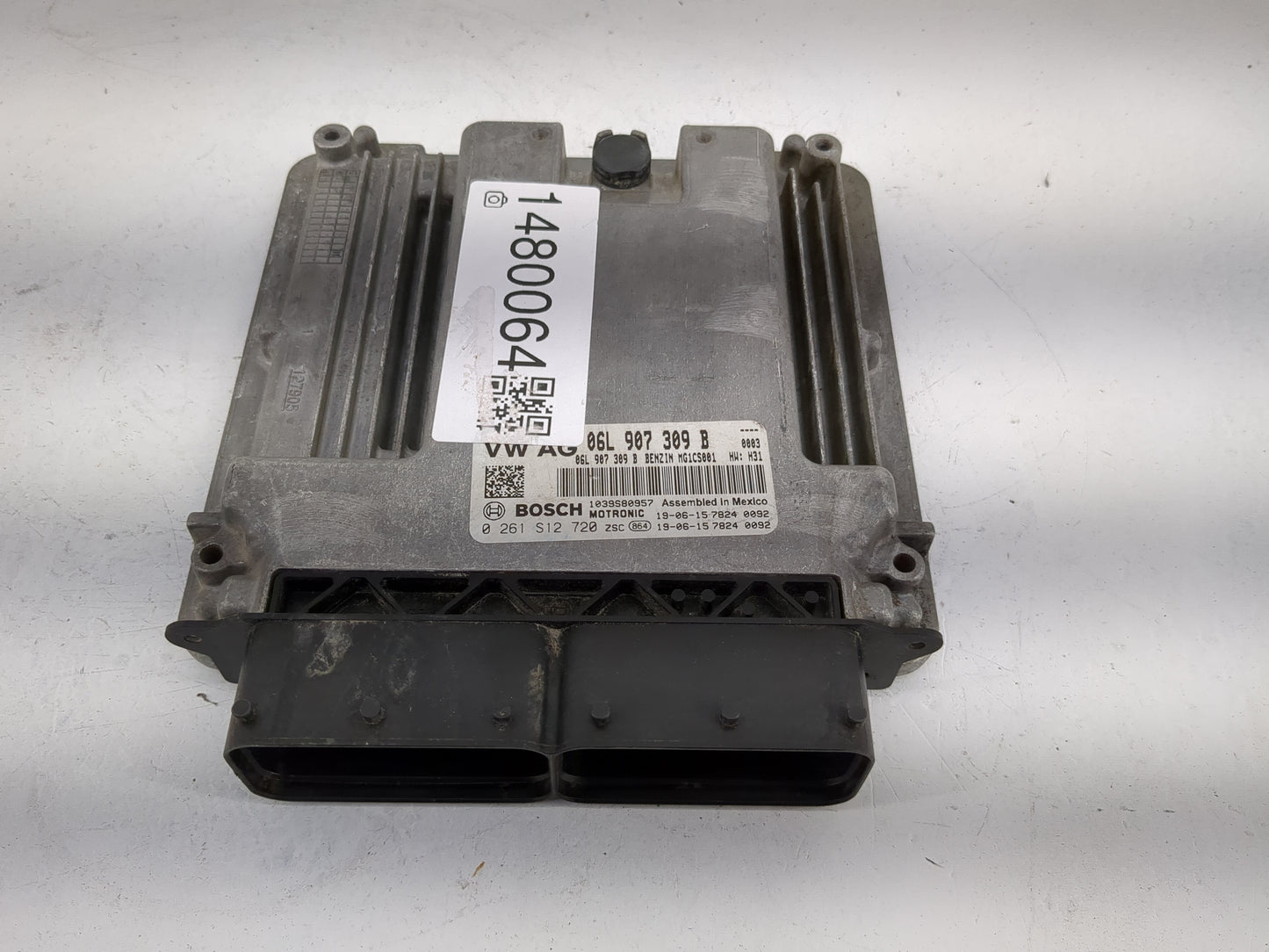 2018-2020 Volkswagen Tiguan PCM Engine Control Computer ECU ECM PCU OEM P/N:06L907309B 0261S12720 Fits Fits 2018 2019 2020 O