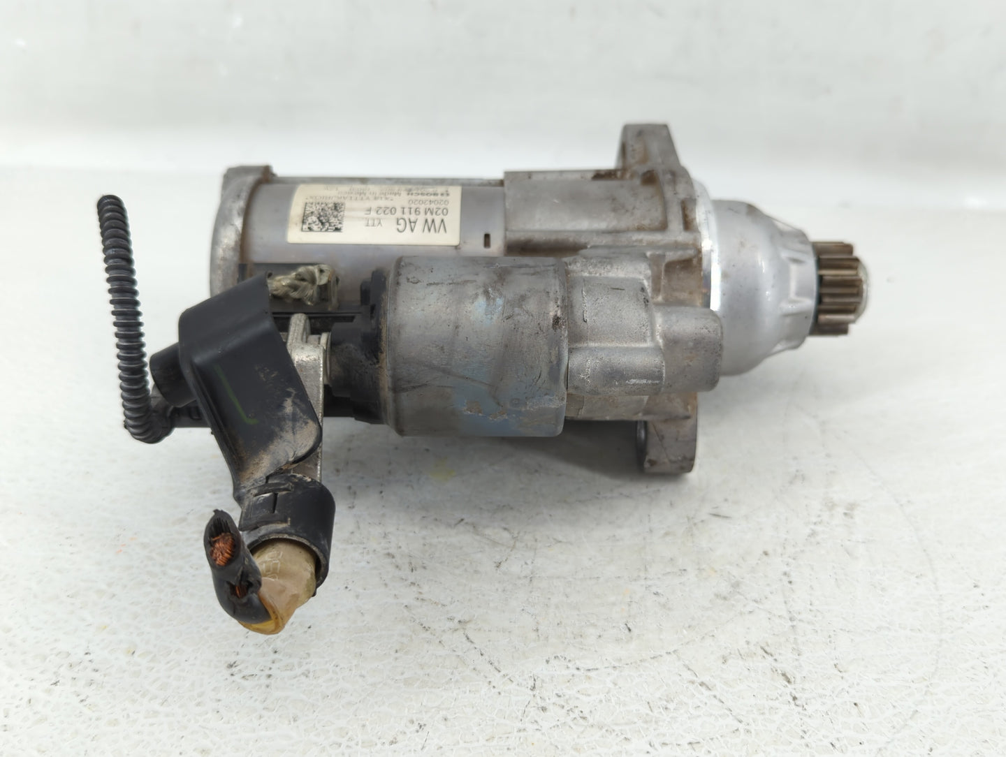 2018-2022 Volkswagen Tiguan Car Starter Motor Solenoid OEM P/N:02M 911 022 F Fits Fits 2018 2019 2020 2021 2022 OEM Used Aut