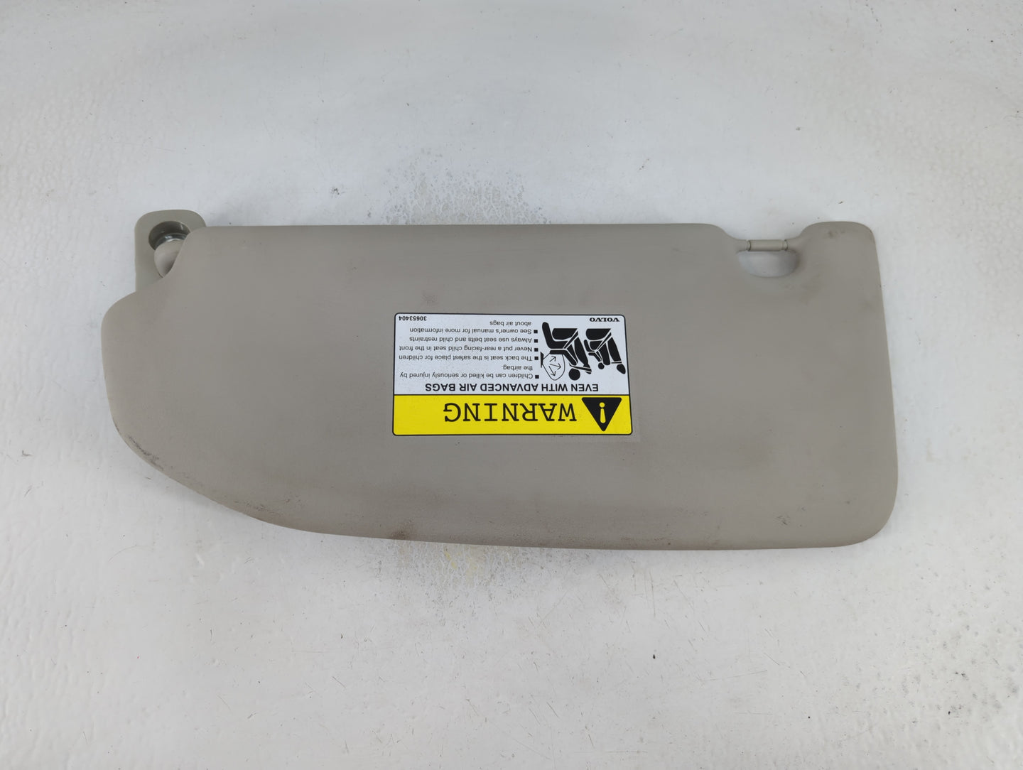 2019-2020 Volvo S60 Sun Visor Shade Replacement Passenger Right Mirror Fits Fits 2018 2019 2020 2021 OEM Used Auto Parts - O