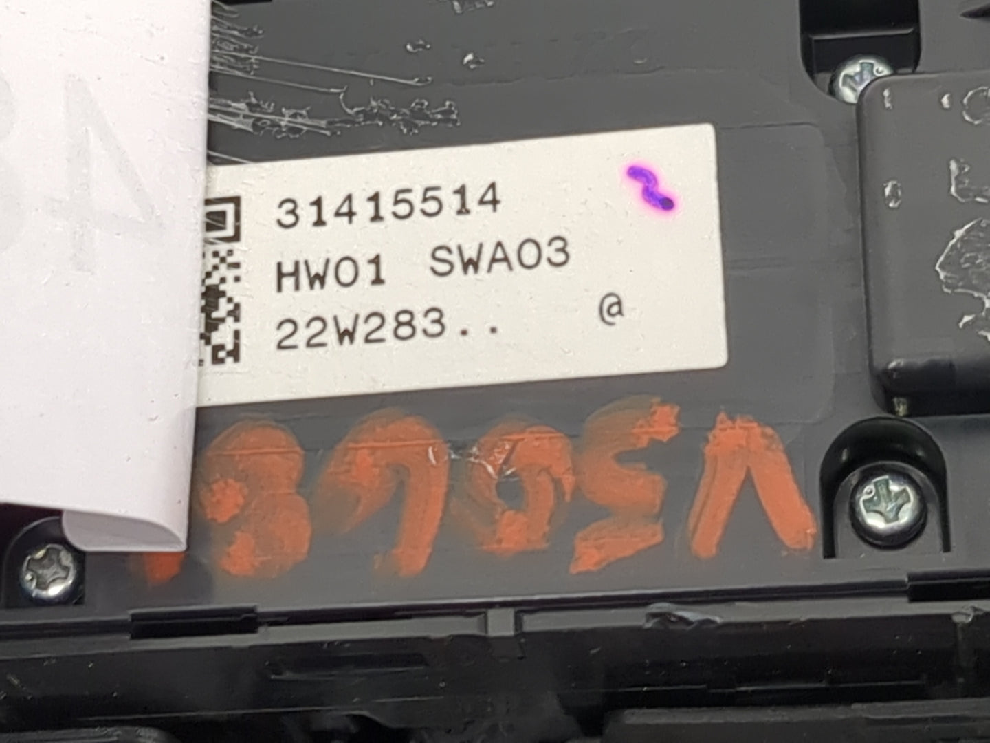2018-2020 Volvo S90 Master Power Window Switch Replacement Driver Side Left P/N:31415514 Fits Fits 2018 2019 2020 OEM Used A