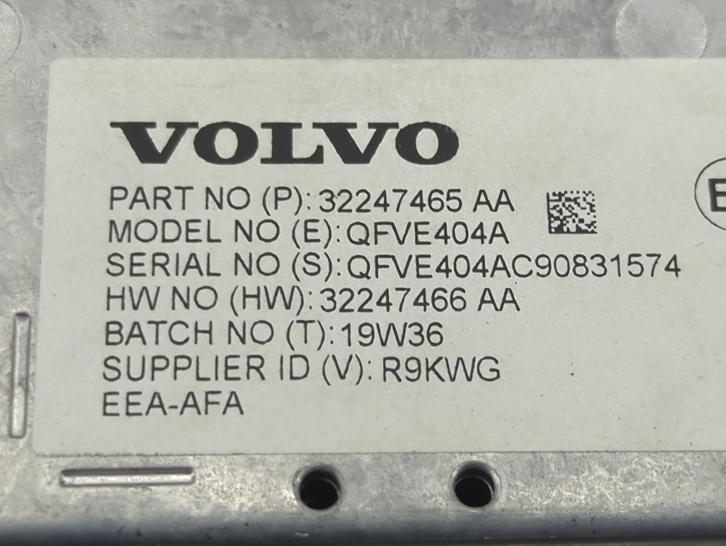 2019-2020 Volvo Xc60 Information Display Screen 1468200 - Oemusedautoparts1.com