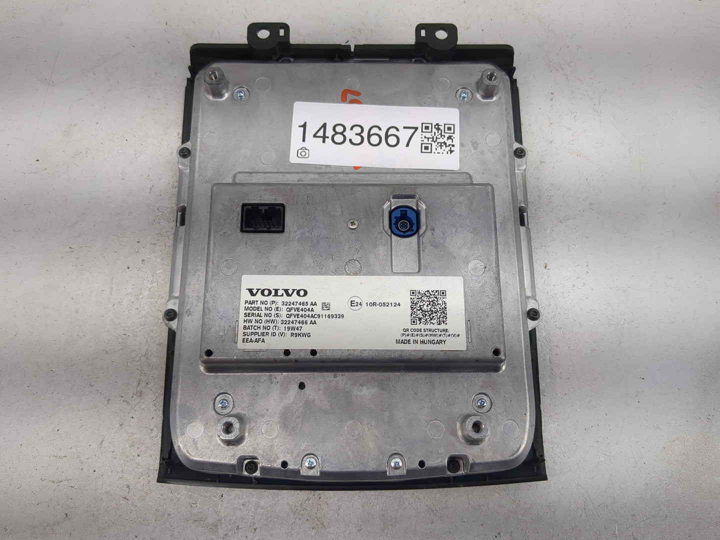2019-2020 Volvo Xc60 Information Display Screen 1483667 - Oemusedautoparts1.com