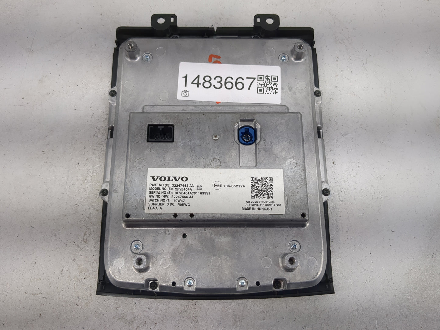 2019-2020 Volvo Xc60 Information Display Screen 1483667 - Oemusedautoparts1.com