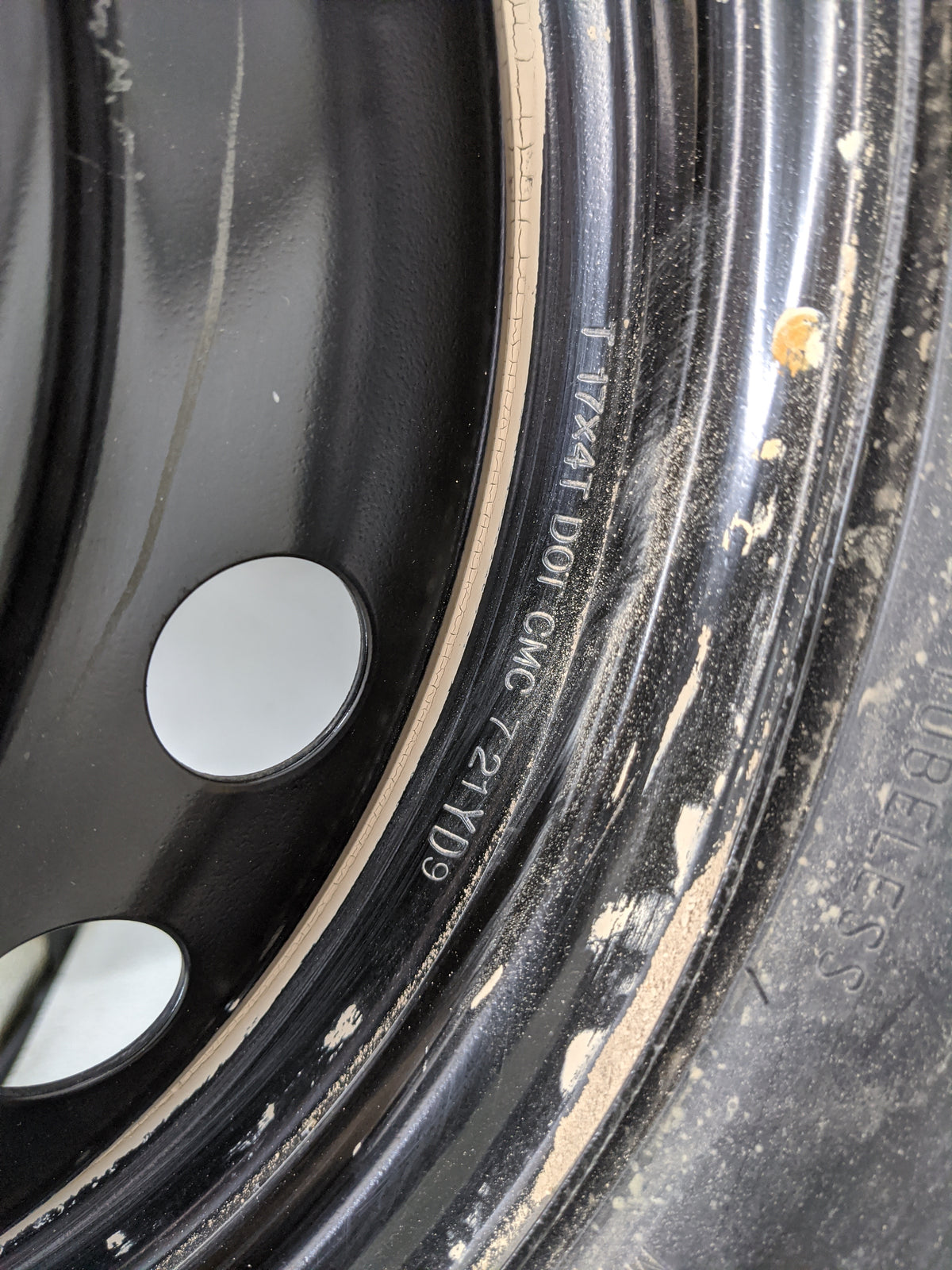 2019-2022 Toyota Rav4 Spare Donut Tire Wheel Rim Oem - Oemusedautoparts1.com